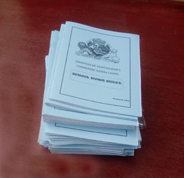 hymn booklets